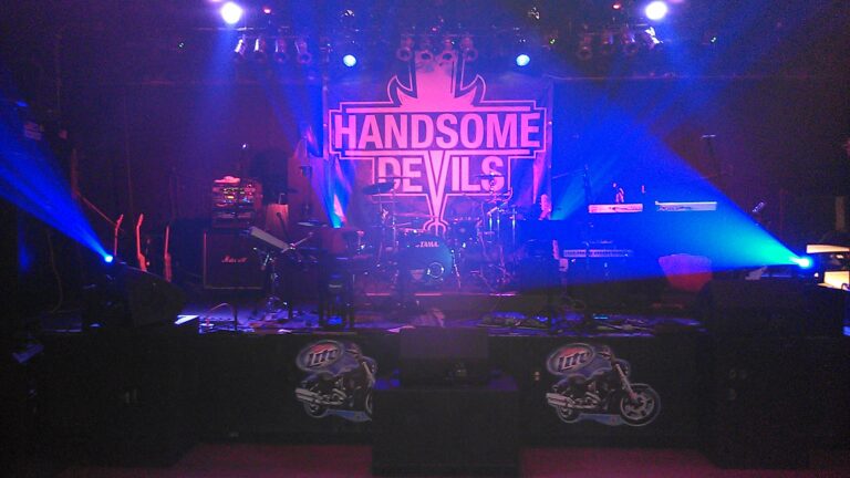 Handsome Devils Jams To A New Backdrop With Northcoast Banners Scrims
