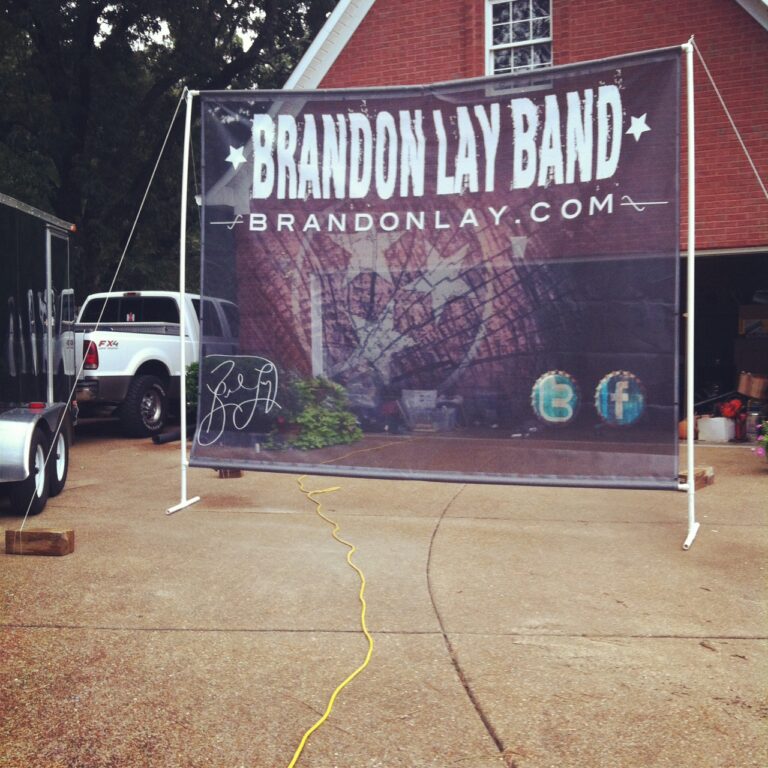 Scrim For Brandon Lay Band