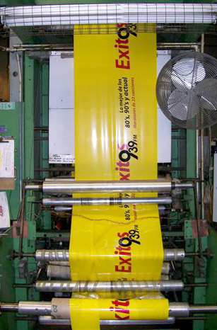 Yellow Poly Or White Poly Or Any Other Color Plastic Roll Banner