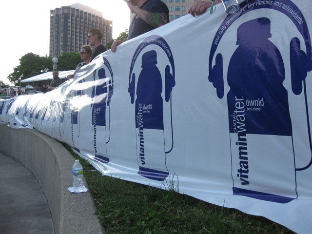 Crowd Control with Plastic Roll Banners